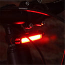 XANES 2 in 1 500LM Bicycle USB Rechargeable LED Bike Light Taillight Ultralight Warning Night
