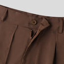 INCERUN Mens Pant Irregular Splicing Solid Color Men Pant Skirt Fashion Solid Color Streetwear Male Trousers