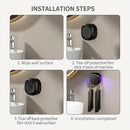 Smart Toothbrush Sterilizer Electric Ultraviolet Sterilization Box Heat Drying Wall-Mounted Bathroom Double Toothbrush Storage Rack