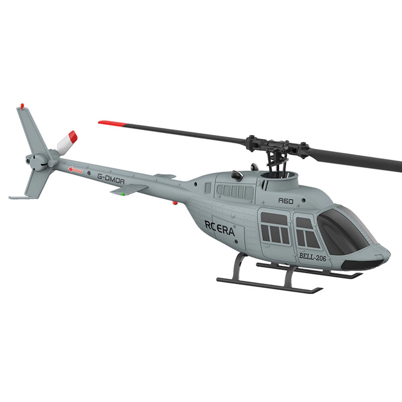RC ERA A60 Mini Bell-206 2.4G 4CH 6-Axis Gyro 1:42 Scale Optical Flow Localization Altitude Hold Flybarless RC Helicopter RTF