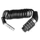 Bicycle Helmet Backpack Lock 4 Digit Combination Steel Wire Cable Lock