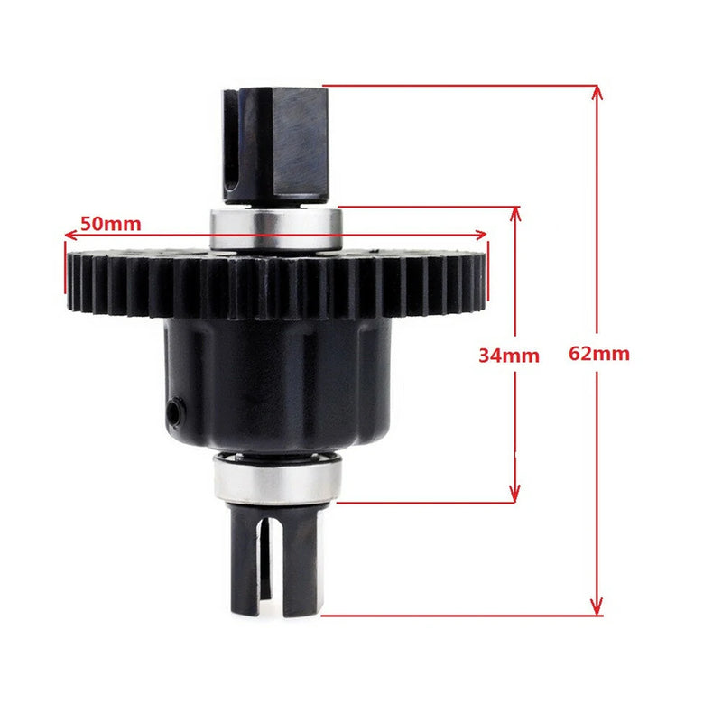 ZD Racing 48T 1.0Mo Center Differential for 1/8 RC Car Vehicles Truck Truggy SCT Parts 8474