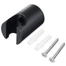 Black Bidet Spray Stainless Steel Toilet Hand Shower Head Intimate Hygiene Wall Seat Bathroom Set