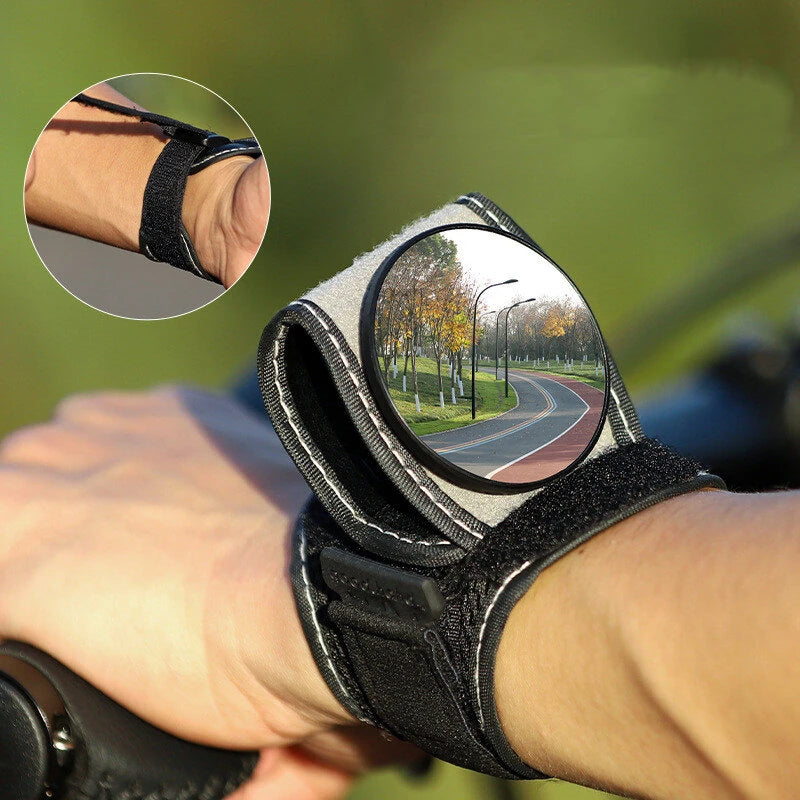 XANES Portable Bicycle Mirror HD Cycling Wrist Mirror Safety Rearview Mirrors MTB Road Bike Rear View Convex Mirror