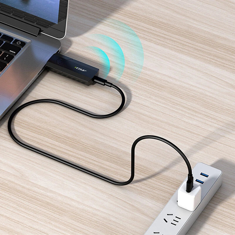 EDUP 4K HD Transmitter Receiver Kit Wireless Extender Display Dongle Adapter Plug and Play for PS4 TV Laptop Projector Monitor