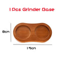 6 Inch Salt and Pepper Grinder Set Pepper Mill Hand Fresh Grind Seasoning Bottle Ceramic Core Solid Wood Pepper Grinder