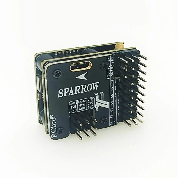 LeFei Sparrow V3 Pro OSD Flight Controller Gyro Stabilization Return Home Support Dual FPV Camera Switching PPM SBUS IBUS ELRS CRSF MAVLINK For RC Airplane