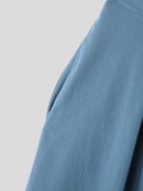 INCERUN Men Loose Pant Plus Size Wide Leg Casual Long Mens Pants Fashion Solid Color Daily Trousers Men's Bottoms