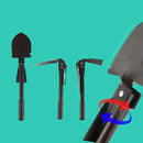 Portable Folding Multi-function Gardening Shovel with Extra Utility Tools Outdoor Mountaineering Small Mini Shovel Fishing Camping Shovel Spade