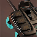 Bominfit 4 Wheel 6 Elbow Support Smart Brakes Abdominal Exerciser with Phone Holder Auto Silent Rebound Home Gym Fitness Equipment for Exercise Abs