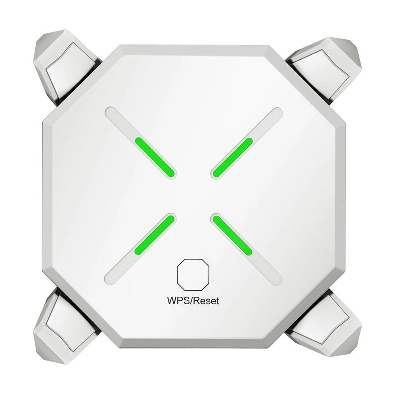 M-A18 1200Mbps Dual Band WiFi Wireless Repeater Wall-through Strong WiFi Booster 2.4GHz&5GHz WiFi Amplifier with Four Antennas