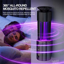 2 in 1 Strong Electric Shock Mosquito Killer Lamp 2000V High Power LED UV Light Portable Night Light Indoor Outdoor Bug Zapper Camping Lantern