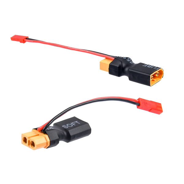 XT60 Male to Female with JST Female/Male Plug Inline Power Supply Lipo Connector Cable for RC Battery Model Accessories