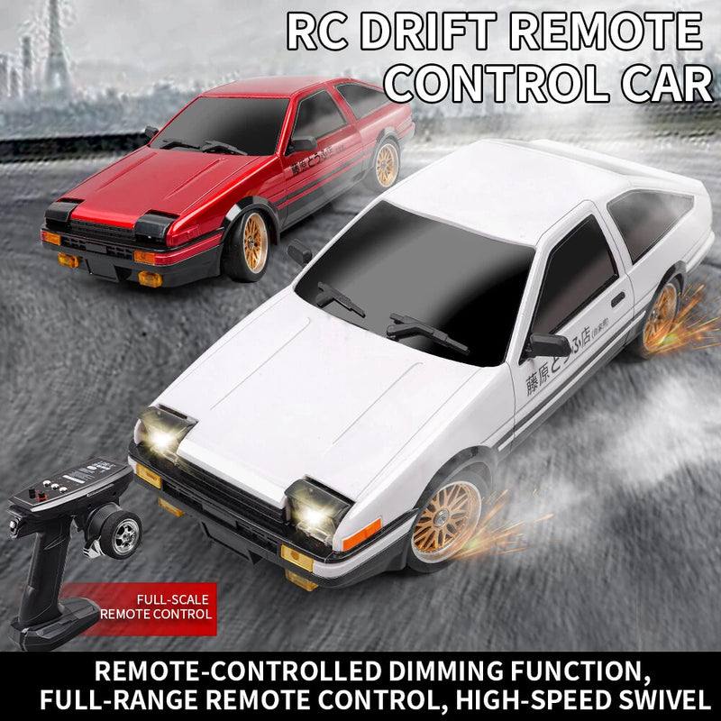 LDRC LD-A86P RTR 1/18 2.4G RWD RC Car Drift Vehicles Flip LED Lights Full Proportional Controlled Models Toys