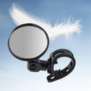 2PCS Acrylic Bicycle Rearview Mirror 360 Adjustable Rotate Wide Angle Bike Rear View Mirrors Convex Mirror for Electric Bike