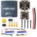 30.5x30.5mm HAKRC 45AF7 V2 Stack F7 Flight Controller Dual Gyro with 5V 10V BEC Output 45A BL_S 2-6S 4in1 ESC Flytower Support DJI O3 Air Unit for DIY RC FPV Racing Drone
