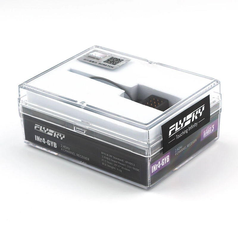 Flysky INr4-GYB 2.4GHz 4CH AFHDS 3 PWM/PPM/i-BUS2/S.BUS/i-BUS Out Put RC Receiver for FlySky Noble NB4/Pro Transmitter