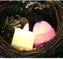 12PCS LED Easter Egg Festival Decoration Luminous Egg Scene Layout Easter Egg Plastic Capsule Egg Lamps