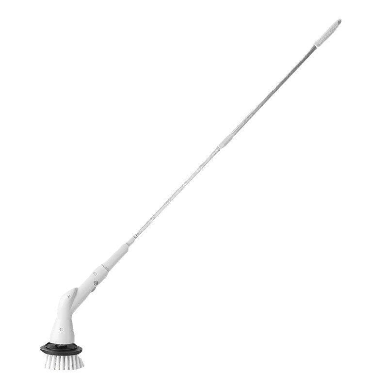 Electric Cleaning Brush Cordless 5W Motor Extendable Handle 5 or 6 Brush Heads ABS for Bathroom Kitchen Tile Floor Cleaning