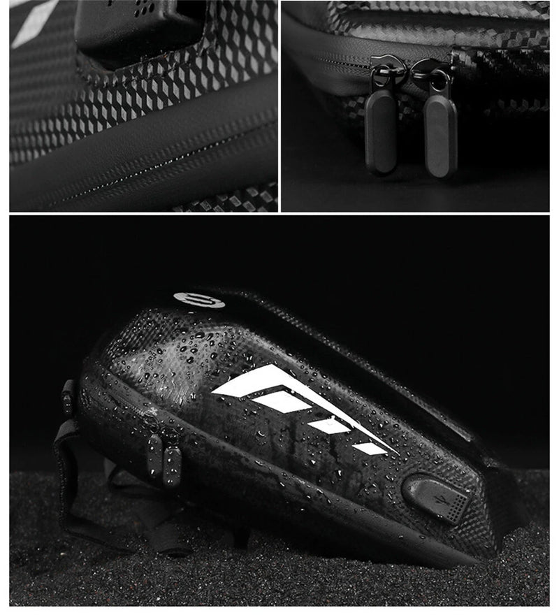 4L Portable Electric Scooter Bag, Quick Release Scooter Storage Bag with Large Capacity, EVA Hard Shell Waterproof Scooter Front Handlebar Bag