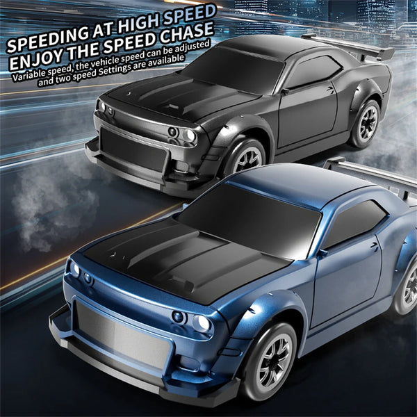 XCL-165 1/64 2.4G 4WD Drift RC Car Mini Racing LED Light Full Proportional Remote Control High Speed On-Road Racing Vehicle Model Boys Gifts Toys