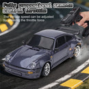LDRC 1898 RTR 1/18 2.4G RWD Drift RC Car Gyro LED Light On-Road Full Proportional Alloy Body Shell Racing Classic Vehicles Models Toys