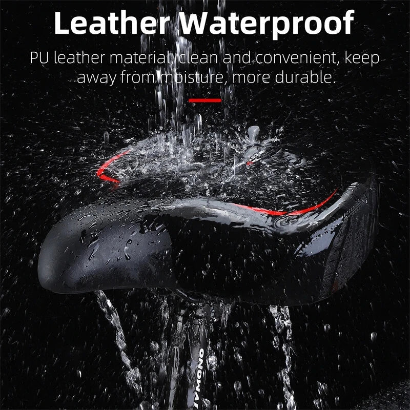 WEST BIKING Oversized MTB Bike Saddle Shock Absorbing Breathable Cycling Seat Widen Thicken Universal Soft Cushion Electric Bike Saddle