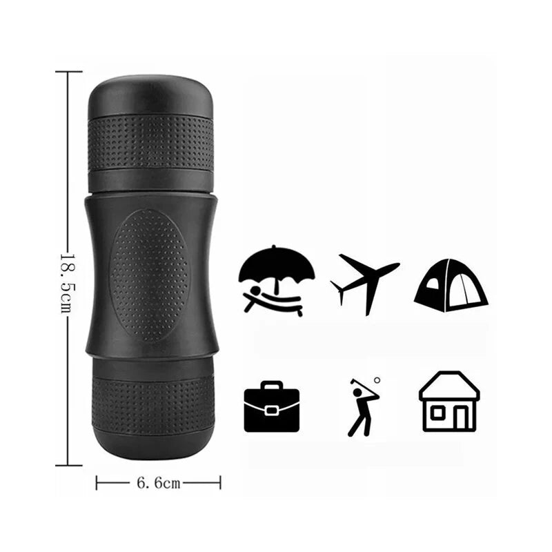 Comfook Mini Portable Hand-Powered Espresso Coffee Machine Portable Hand Press Espresso Coffee Machine for Home Office Travel Outdoor