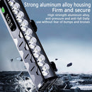 BIKIGHT 5000Lm Super Brightness Bike Headlight 17 LED Lamp Bead Waterproof 4 Light Modes Type-C Fast Charge Aluminum Alloy Bicycle Front Light with Digital Display