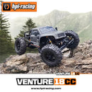 HPI  Venture18 CC Flux RTR 1/18 2.4G 4WD Mini Brushless RC Car LCG Competition Aluminum Chassis Differential Lock Straight Axles Rock Crawler Off-Road Climbing Truck Vehicles Models Metal Gears Oil Shocks Toys