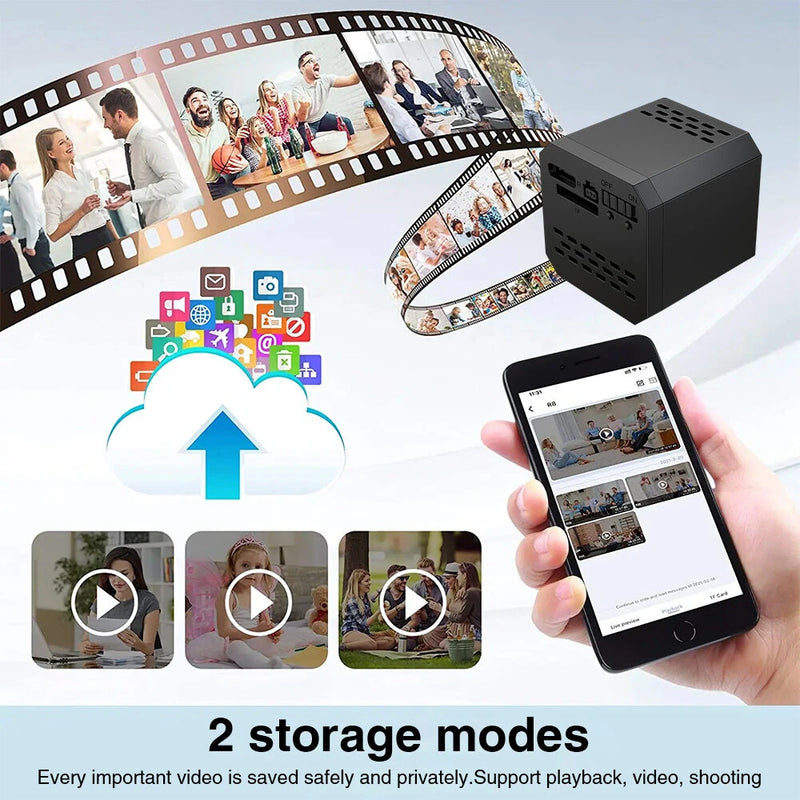 F1 WiFi Camera High Definition Night Vision Bluetooth Connection Motion Alert Security Camera