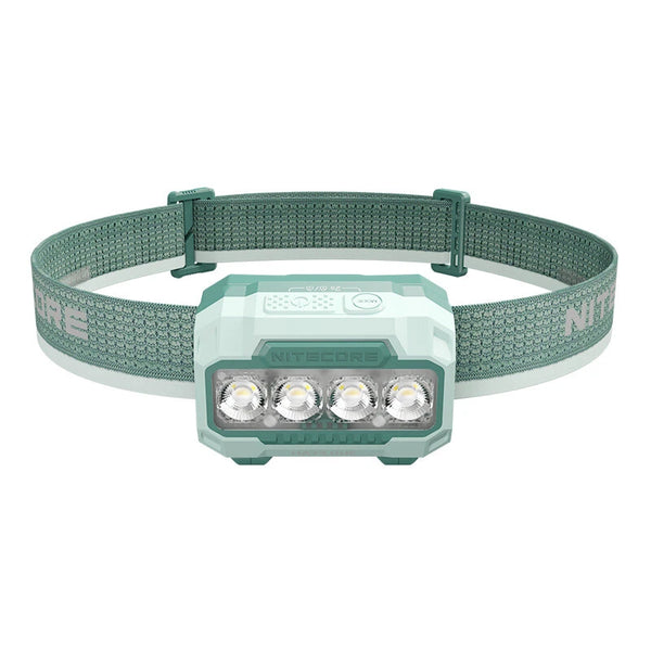 Nitecore HA23 UHE 600 Lumen AAA Camping Headlamp with Multiple Color Temperatures IP68 Waterproof Lightweight LED Headlight for Night Run Camping Fishing Trekking