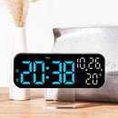 Multifunctional LED Clock 12/24H Digital Wall Alarm Clock LED Temperature Date Display Week Night Mode Table Clock Minimalist