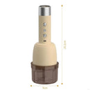 Comfook 2-in-1 Electric Electric Vacuum Meat Mincer Cordless Food Processor with 6-Blade Mincer, USB Rechargeable Vacuum Pump for Bags and Containers