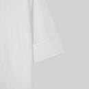 INCERUN Mens Solid Textured Casual Short Sleeve Shirt Fashion V-neck Lapel Top for Male