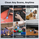 MECO ELEVERDE D1 Electric Compressed Air Duster Vacuum Cleaner 8-Gear to 130000RPM  Keyboard Cleaner Rechargeable Cordless Air Duster for Computer, Car, Pet Hair