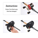 Portable Fishing Reel Bag Waterproof Protective Case Cover For Spinning Reel Baitcasting Reel Drum Storage Bag