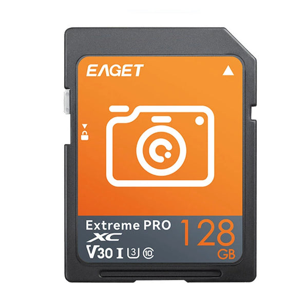 EAGET S1 SD Memory Card 256GB 128GB 64GB 32GB 4K C10 V30 High Speed Smart Card Flash Card SD Cards for Camera