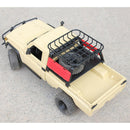 QY3D Upgraded Spare Tire Rack Rear Truck Bed Skateboard Parts for TOYOTA Land Cruiser LC79 MNRC MN82 1/12 RC Cars Vehicles Accessories