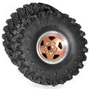 4PCS Upgraded 1.9 Inches Tires Aluminum Alloy Wheel Rims for 1/10 Axial SCX10 III Yikong YK4107 RGT Rock Crawler Climbing Truck RC Cars Vehicles Models Spare Parts R226