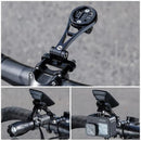 WEST BIKING Aluminum Alloy Bicycle Computer Holder Adjustable Angle Mountain Bike Headlight Sports Camera Mount Handlebar Extended Bracket