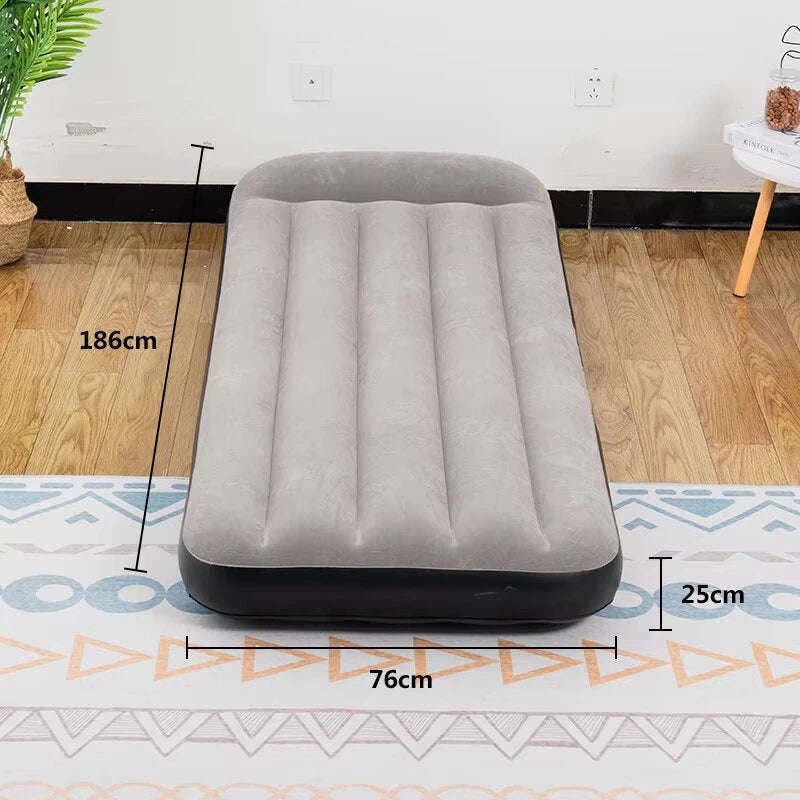 IPRee Air Cushion Inflatable Mattress Camping Air Cushion Bed With Built-In Pillow Foldable Storage Suitable For Home, Camping, SUV, Truck Tent