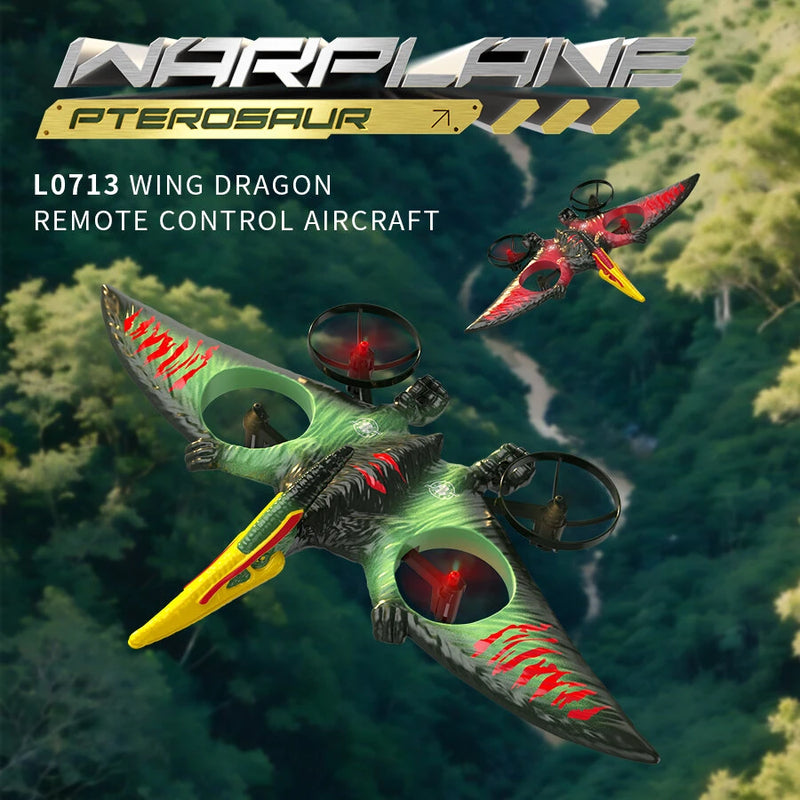 HW Wing Dragon 2.4GHz 4CH 310mm Wingspan 6-Axis Gyro One Key Aerobatics Mini EPP RC Airplane RTF for Beginner