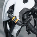 WEST BIKING Bicycle Lock Steel Cable Chain Security 4 Digit Combination Anti-Theft Password Code Safety Bike Lock