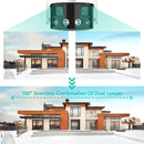 2K 4MP Dual Lens Panoramic WIFI Camera RJ-45 180 Wide Viewing Angle AI Human Detection IR Color Night Vision Two-way Audio Waterproof ICSEE Surveillance IP Camera EU Plug