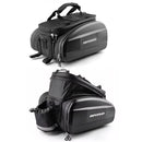 BENGGUO 17-30L EVA Hard Shell Bicycle Trunk Pannier with Reflector & Shoulder Strap Multi Functional Waterproof Rear Seat Frame Bag