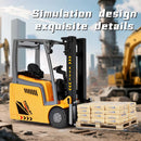 YD001 RTR 1/50 2.4G RC Car Forklift Truck Simulation Crane Loader Remote Controlled Full Direction Engineering Vehicle Desktop Toys Model Collection Gift For Boys