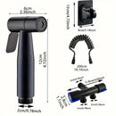 Handheld Bidet Sprayer Set 304 Stainless Steel Sprayer Shower Toilet Bidet Faucet Nozzle Self Cleaning