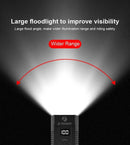 X-TIGER USB Rechargeable Bike Light, Super Bright 1800 Lumen Wide Angle View Bicycle Lights, Easy To Install Bike Front Lights, Bicycle Headlight Safety Flashlight