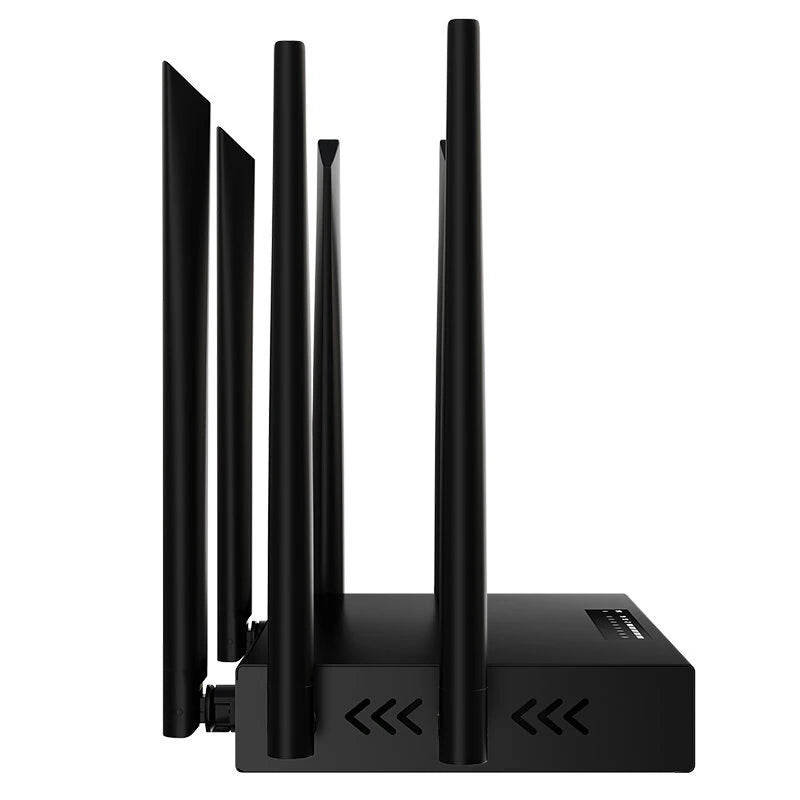 ED128 4G Industrial CPE Router with 6 Antennas SMA Strong Signal 4G WiFi Router SIM Card Insert Router Metal Housing Eurasian Version
